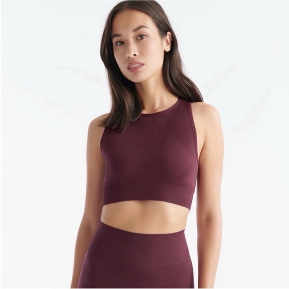 Knix Other - KNIX Women's Good-to-Go High Neck Racerback Sports Bra - Burgundy, Large